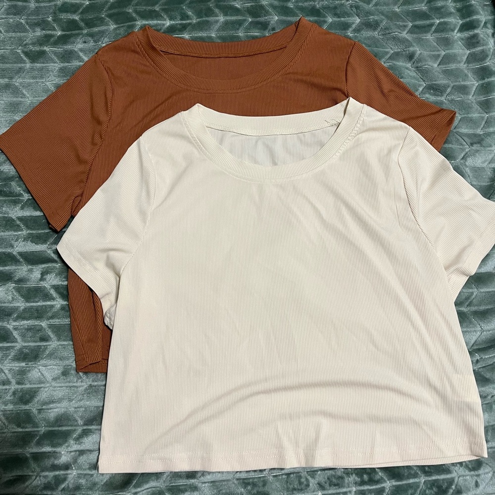 2-Pack Fall crop tops